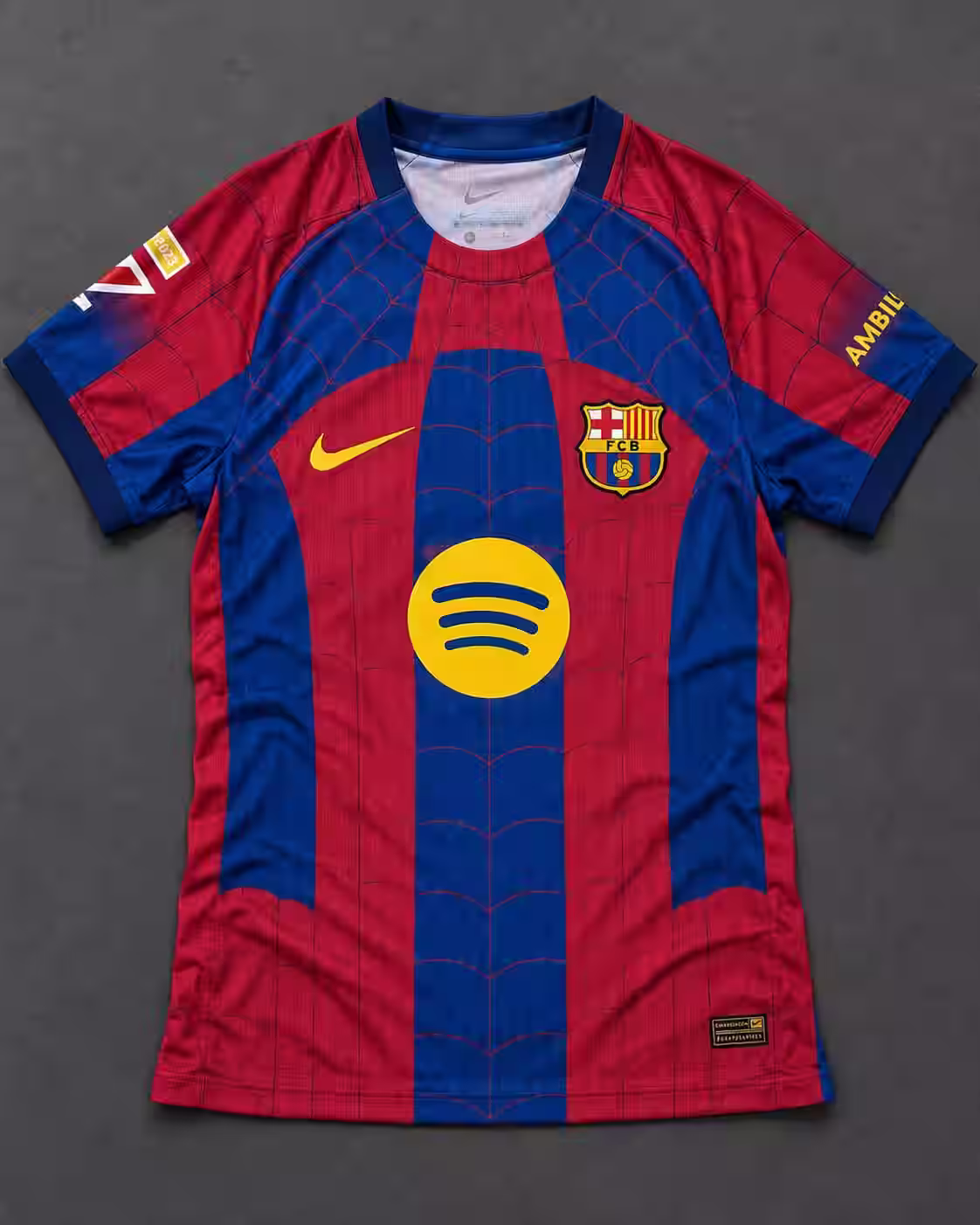 BARCELONA X SPIDERMAN 2026 PLAYER VERSION OFFICIAL